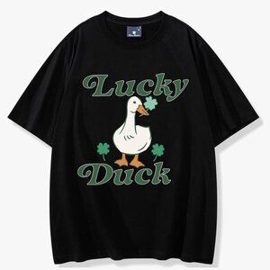 Lucky Duck T-Shirt Unisex Size XL